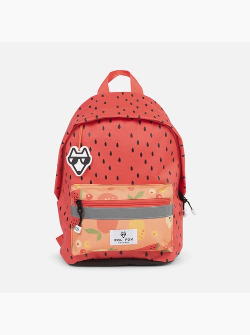 Sac à dos mini fille POL FOX TUTTI FRUTTI rouge et orange motif fruit maternelle - Kiabi Sac à dos mini fille POL FOX TUTTI FRUTTI rouge et orange motif fruit maternelle - Kiabi