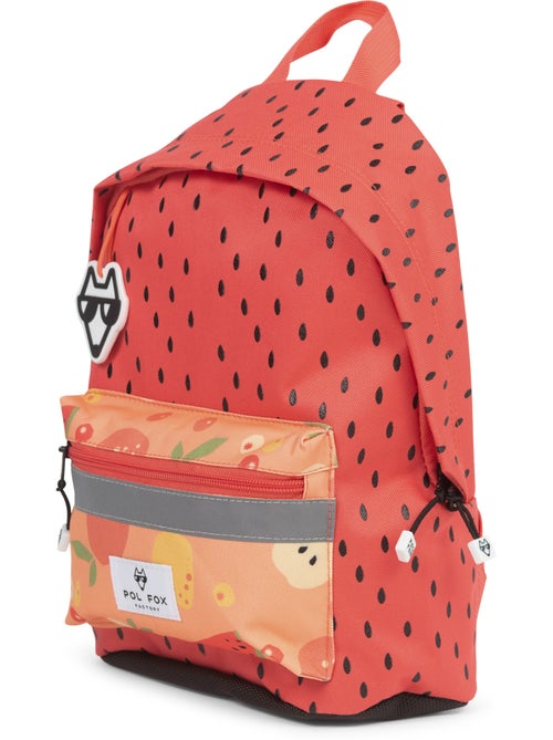 Sac à dos mini fille POL FOX TUTTI FRUTTI rouge et orange motif fruit maternelle - Kiabi Sac à dos mini fille POL FOX TUTTI FRUTTI rouge et orange motif fruit maternelle - Kiabi