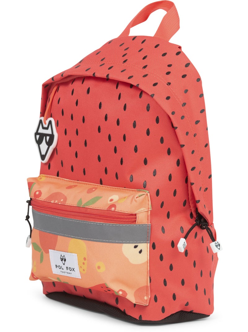Sac à dos mini fille POL FOX TUTTI FRUTTI rouge et orange motif fruit maternelle Multicolore - Kiabi