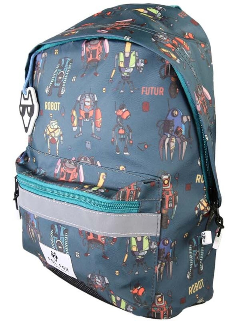 Sac à dos mini garçon maternelle POL FOX Robot bleu motif robot Bleu - Kiabi