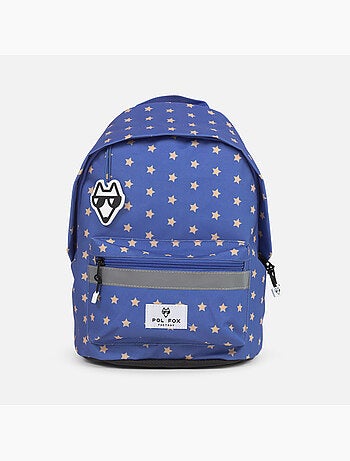 Sac à dos mini garçon POL FOX CATCH bleu motif étoile maternelle