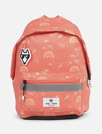 Sac à dos mini POL FOX à imprimé Moon corail
