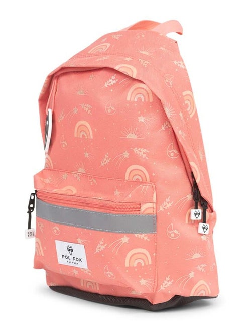 Sac à dos mini POL FOX à imprimé Moon corail - Kiabi