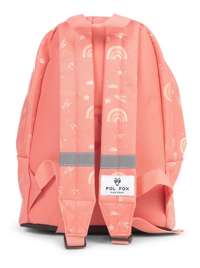 Sac à dos mini POL FOX à imprimé Moon corail Rose pâle - Kiabi