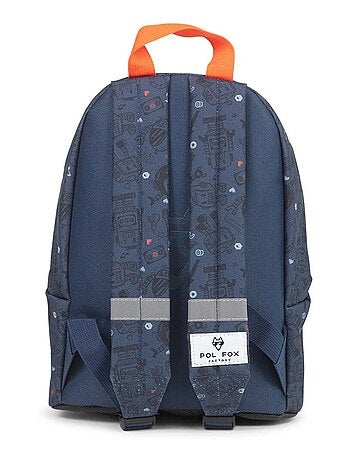 Sac à dos mini POL FOX à imprimé Robot bleu marine