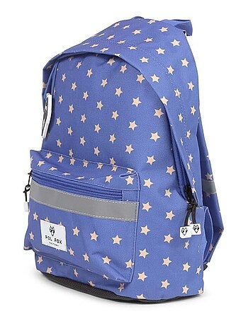 Sac à dos mini POL FOX CATCH bleu motif étoiles