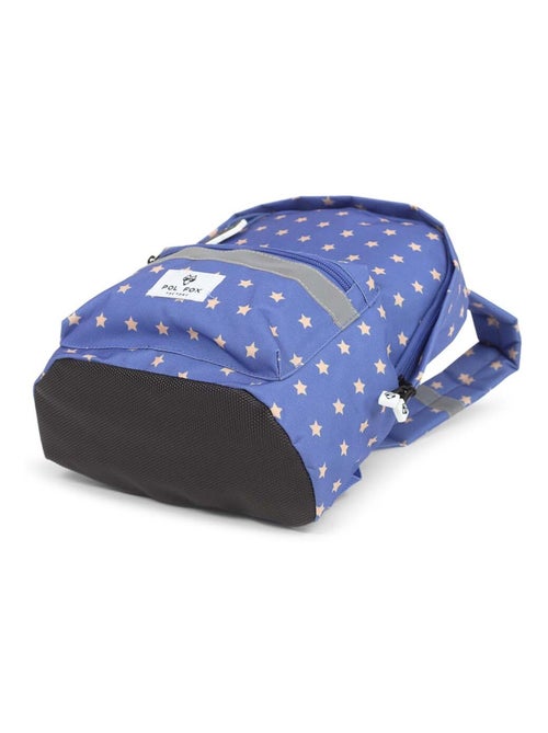 Sac à dos mini POL FOX CATCH bleu motif étoiles - Kiabi