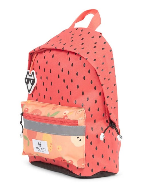Sac à dos mini POL FOX TUTTI FRUTTI corail motif fruits - Kiabi