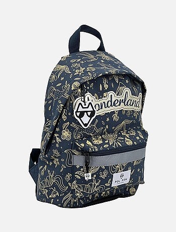 Sac à dos Mini POL FOX Wonderland motif floral doré