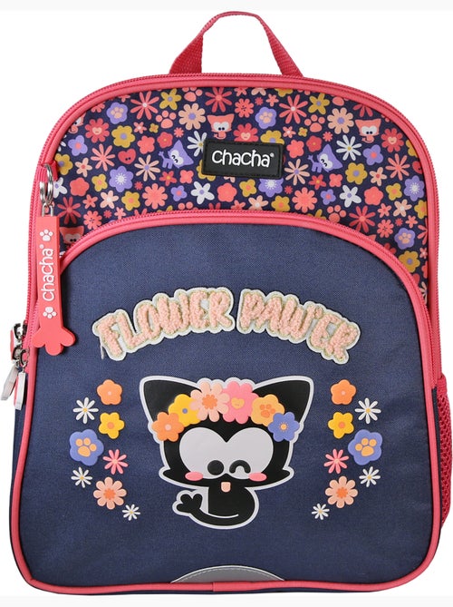 Sac à dos mini scolaire fille 1 compartiment CHACHA bleu rose - Kiabi Sac à dos mini scolaire fille 1 compartiment CHACHA bleu rose - Kiabi