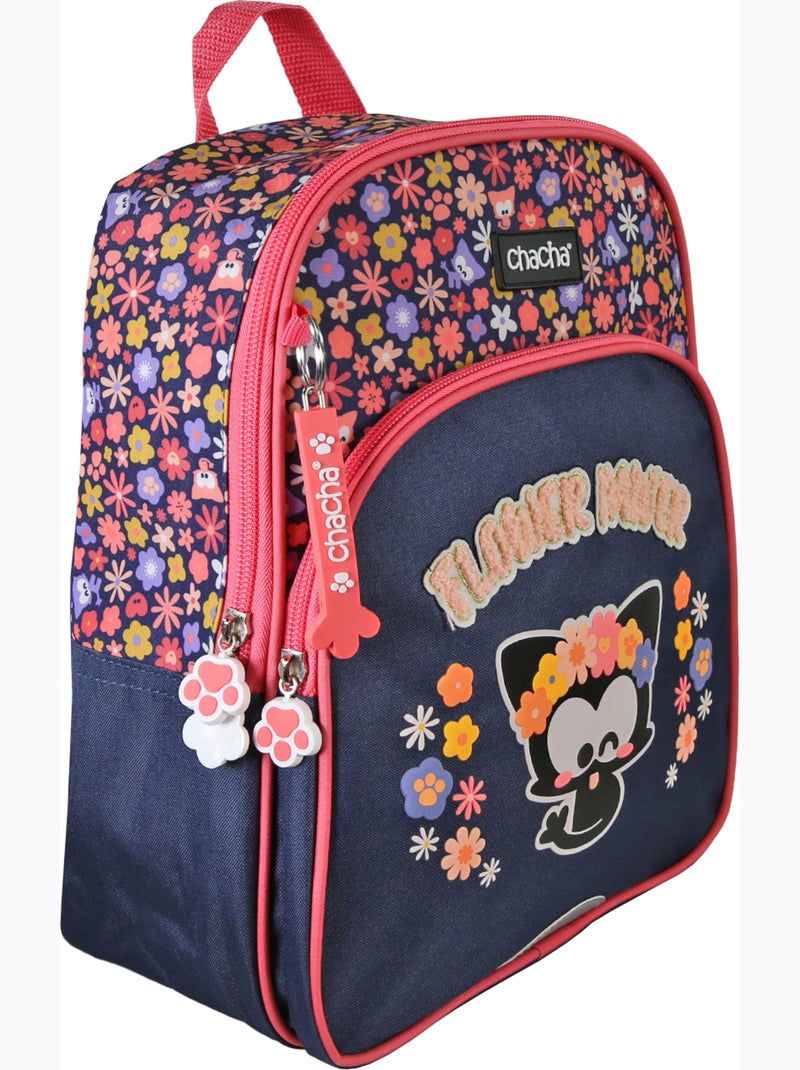Sac à dos mini scolaire fille 1 compartiment CHACHA bleu rose Bleu Rose - Kiabi