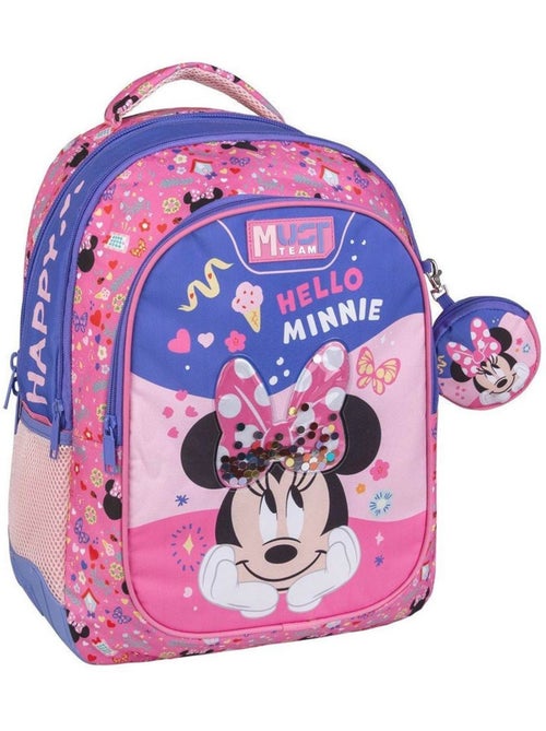 Sac à dos Minnie Hello Besties en textile résistant - Kiabi