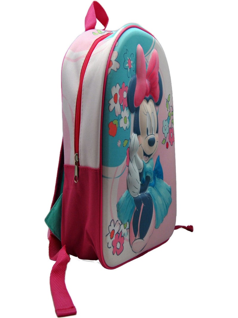 Sac à Dos Minnie motif 3D - Hauteur 30 cm Rose - Kiabi