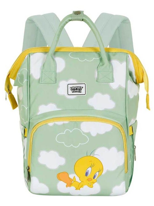 Sac à dos Mommy - Looney Tunes Tweety / Titi Clouds - Vert - Taille Unique - Kiabi