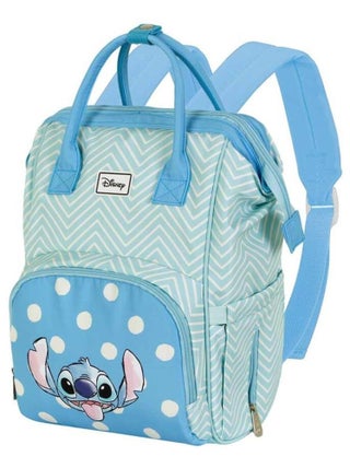 Sac à dos Mommy Voyage Avion - Marvel Lilo et Stitch Lovely - Bleu - 40x20x25cm