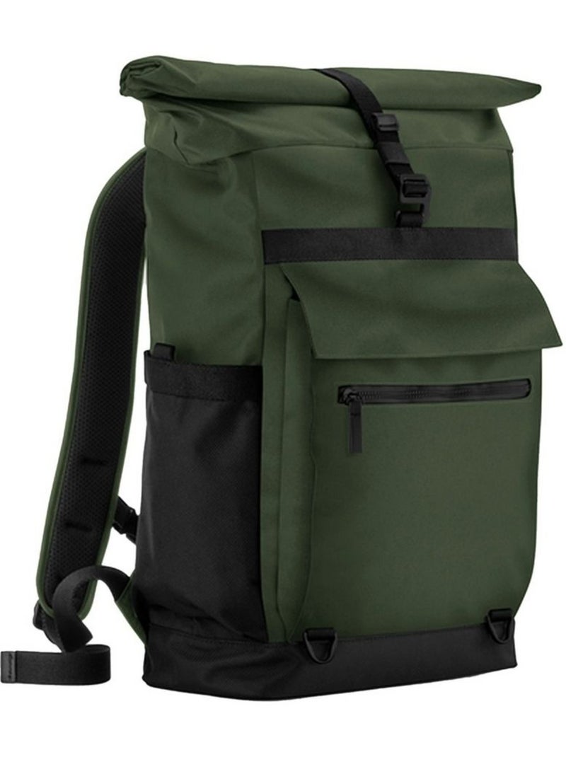 Sac à dos motif/style haut à rouler axis - quadra Vert foncé - Kiabi