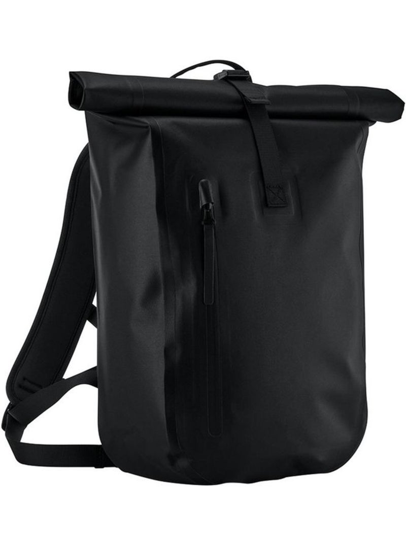 Sac à dos motif/style haut à rouler lite - quadra Noir - Kiabi