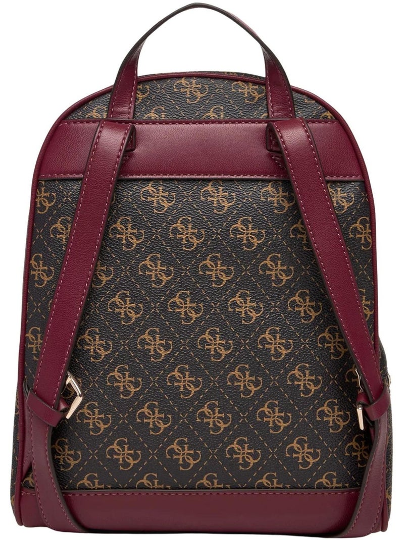 Sac à dos motif/style imprimé intégral - guess Marron - Kiabi