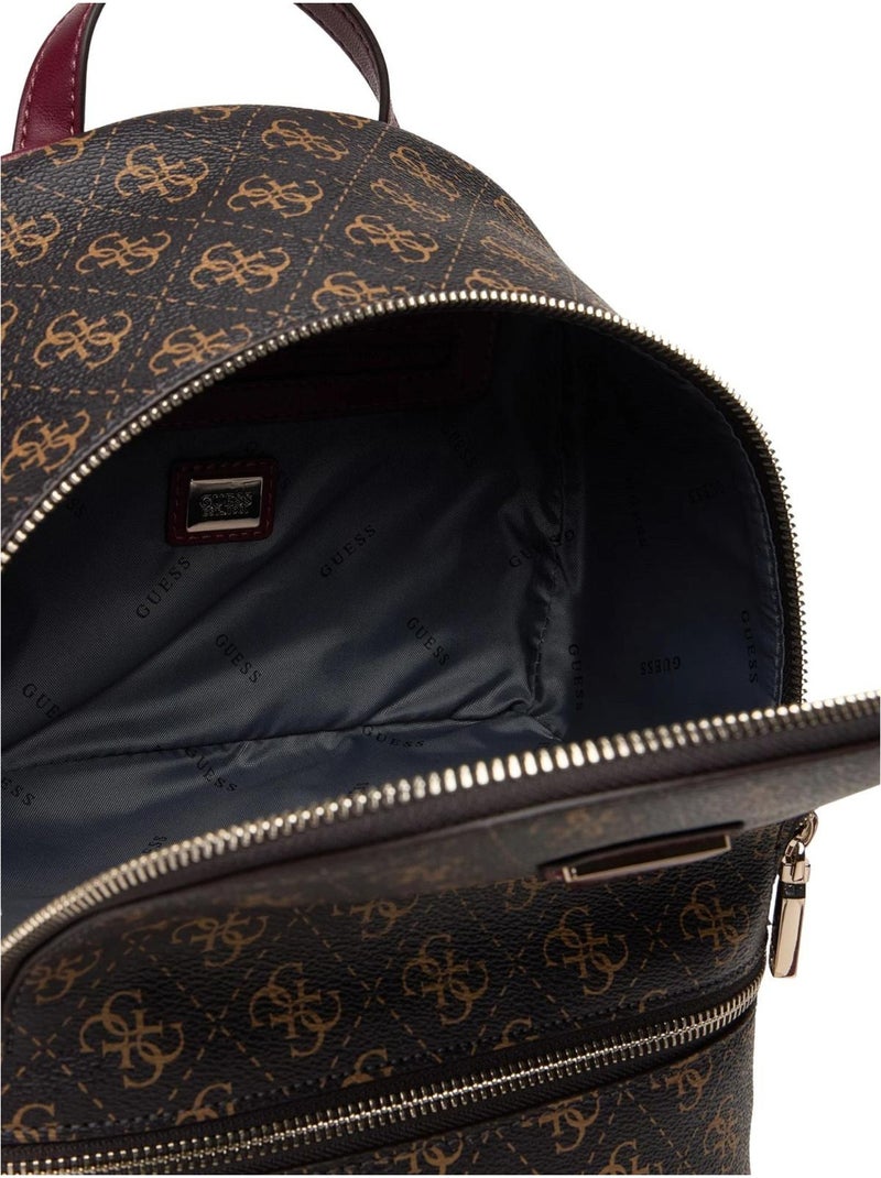 Sac à dos motif/style imprimé intégral - guess Marron - Kiabi