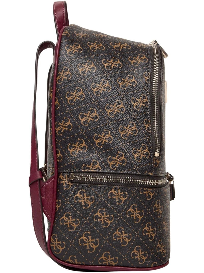 Sac à dos motif/style imprimé intégral - guess Marron - Kiabi