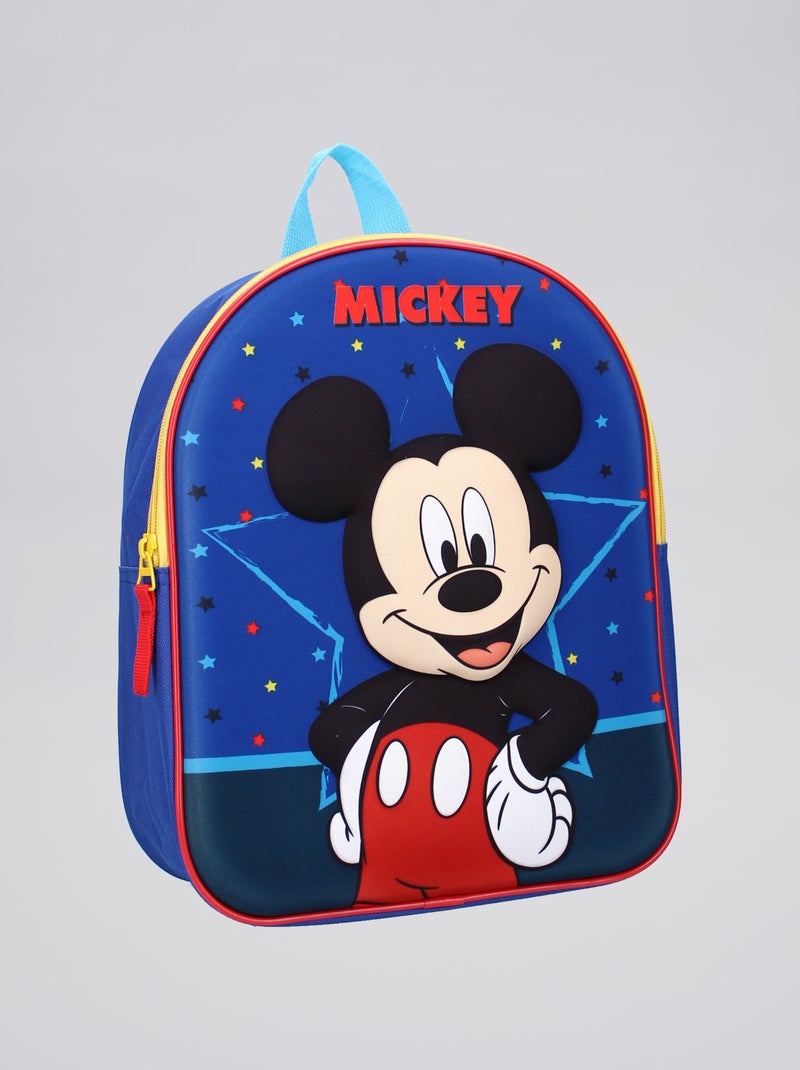 Sac à dos moyen 'Mickey' bleu - Kiabi