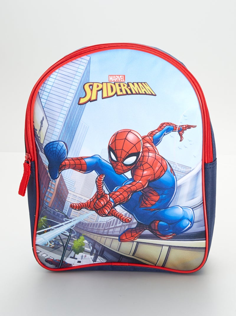 Sac à dos moyen 'Spiderman' Bleu/rouge - Kiabi