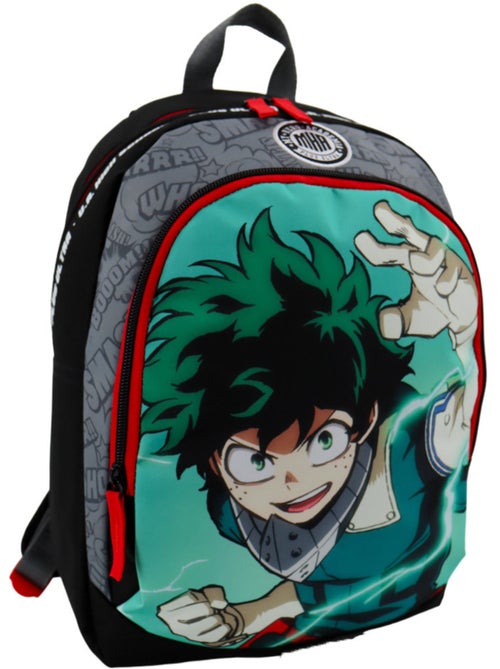 Sac à dos My Hero Academia imprimé Deku en tissu synthétique - Kiabi