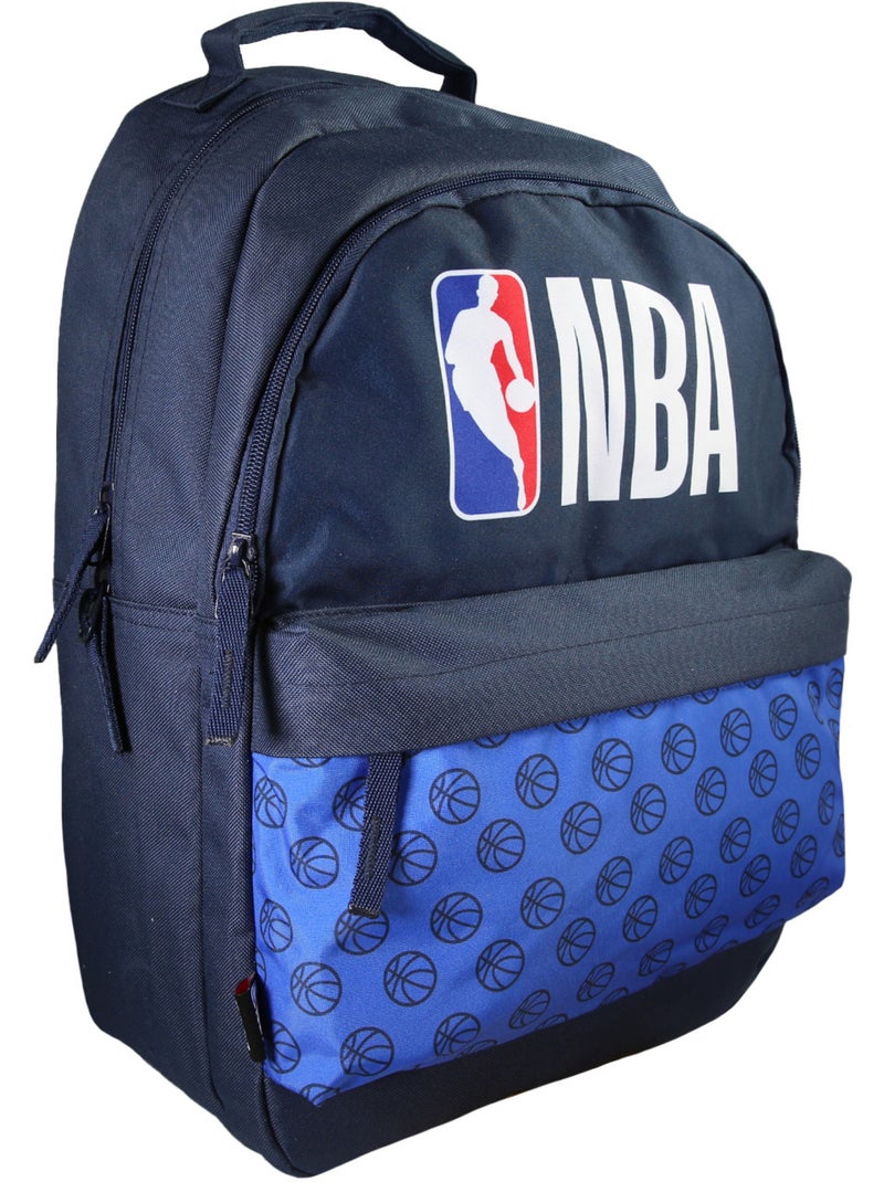 Sac à dos NBA bleu marine 2 compartiments – bagtrotter Bleu - Kiabi