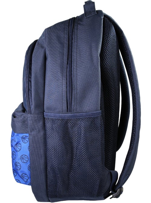 Sac à dos NBA bleu marine 2 compartiments – bagtrotter - Kiabi
