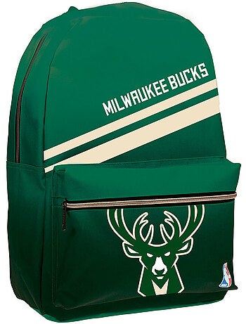 Sac à dos NBA Milwaukee Bucks 46 cm à fermeture zippée - NBA