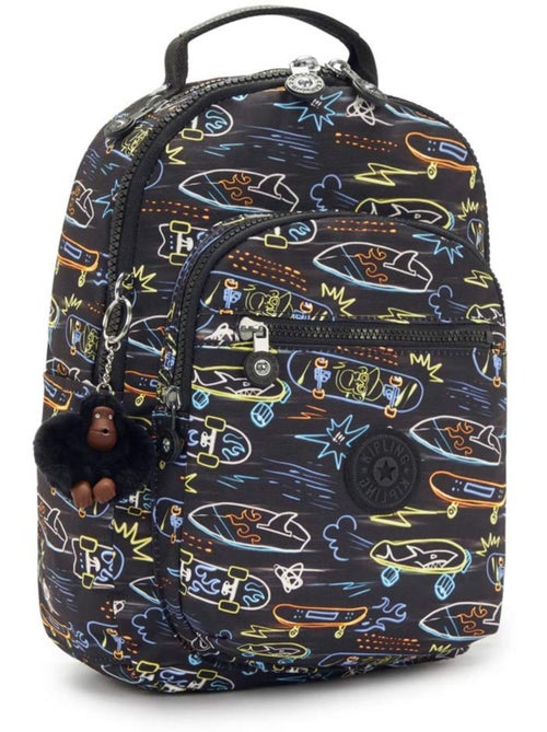 Sac à dos 'Neon Skate' Kipling Seoul S 35 cm - Kiabi Sac à dos 'Neon Skate' Kipling Seoul S 35 cm - Kiabi