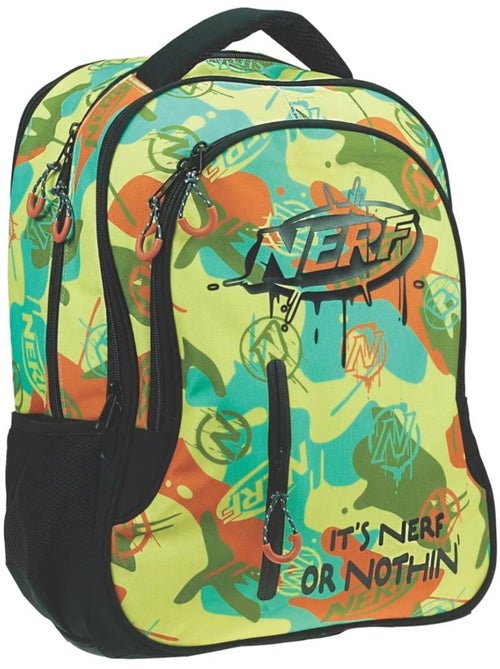 Sac à dos 'NERF' camouflage 46 cm – 2 compartiments zippés - Kiabi Sac à dos 'NERF' camouflage 46 cm – 2 compartiments zippés - Kiabi