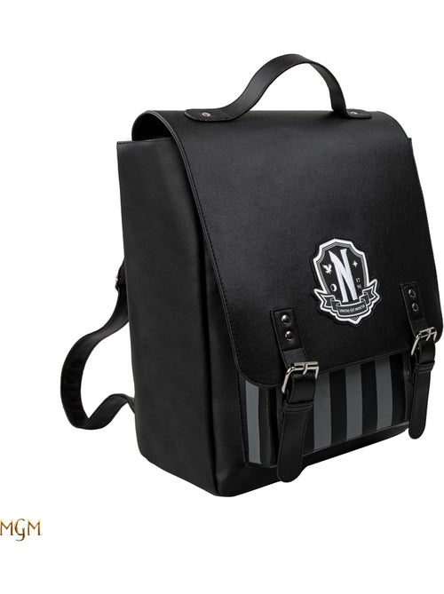 Sac à dos Noir Académie Nevermore - Mercredi - Kiabi