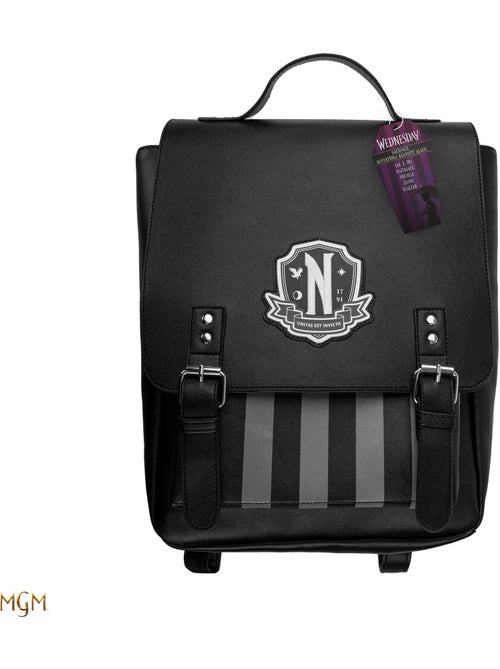 Sac à dos Noir Académie Nevermore - Mercredi - Kiabi