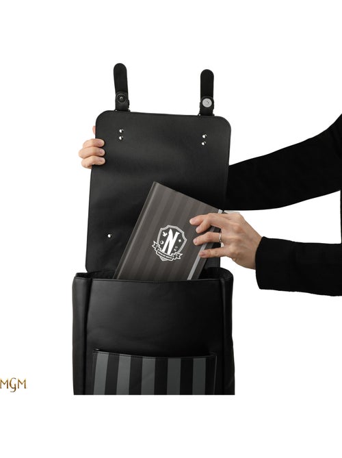 Sac à dos Noir Académie Nevermore - Mercredi - Kiabi