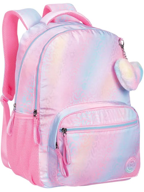 Sac à dos nylon Marshmallow Iris 43 cm poche ordinateur - Kiabi Sac à dos nylon Marshmallow Iris 43 cm poche ordinateur - Kiabi