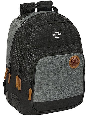 Sac à dos Old School 'BlackFit8' – poches zippées ergonomiques