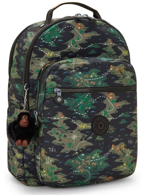 Sac à dos ordinateur KIPLING Seoul Lap 'Camo Treasure' 27L 15 pouces KIPLING - Kiabi Sac à dos ordinateur KIPLING Seoul Lap 'Camo Treasure' 27L 15 pouces KIPLING - Kiabi
