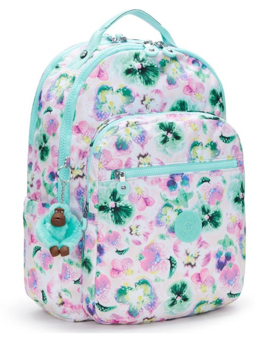 Sac à dos ordinateur Seoul Lap 44 cm 27 L Aqua Blossom – KIPLING - Kiabi Sac à dos ordinateur Seoul Lap 44 cm 27 L Aqua Blossom – KIPLING - Kiabi