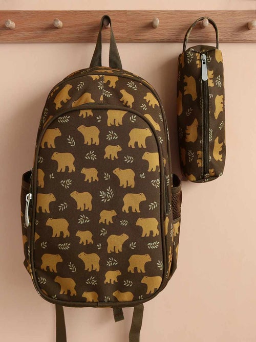 Sac à dos Ours avec poche isotherme - Kiabi