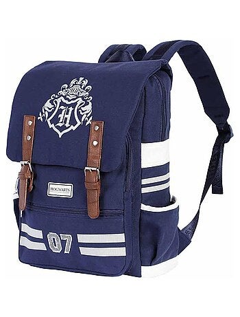 Sac à dos Oxford - Harry Potter Academy - Bleu Foncé - Taille Unique