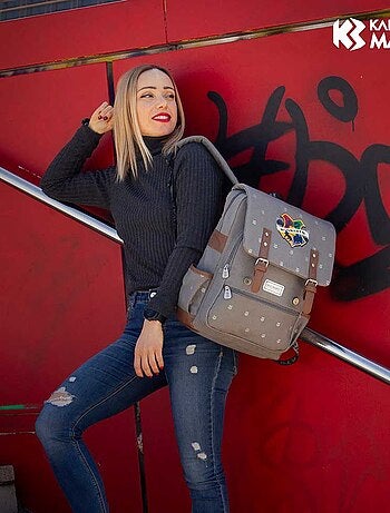 Sac à dos Oxford - Harry Potter Greyly - Gris - Taille Unique