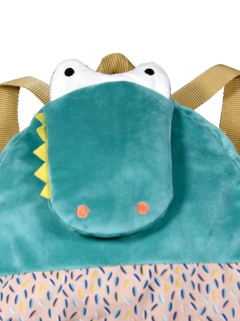 Sac à dos peluche crocodile Jungle Boogie Bleu - Kiabi