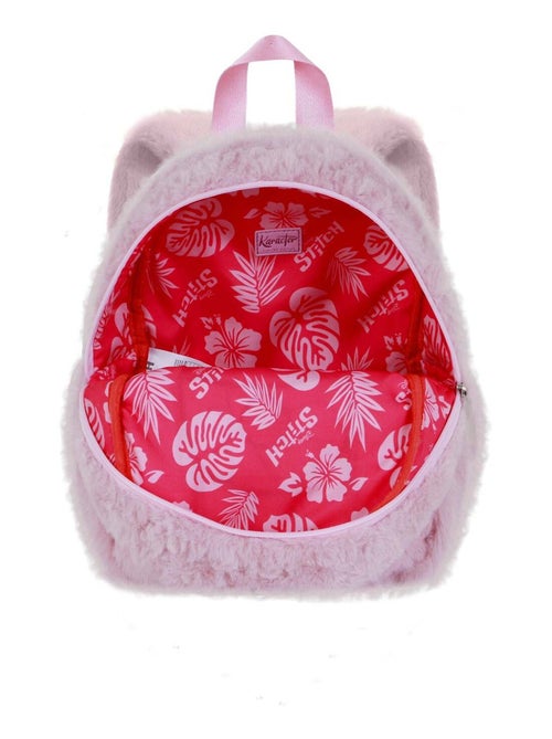 Sac à dos Plush - Disney Lilo et Stitch Angel Heart - Rose - Taille Unique - Kiabi