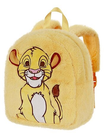 Sac à dos Plush - Disney Roi Lion Sit - Jaune - Taille Unique