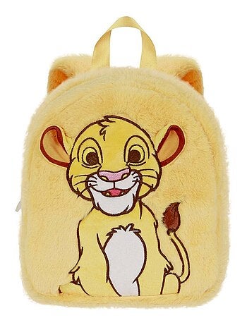 Sac à dos Plush - Disney Roi Lion Sit - Jaune - Taille Unique
