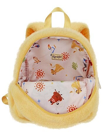 Sac à dos Plush - Disney Roi Lion Sit - Jaune - Taille Unique