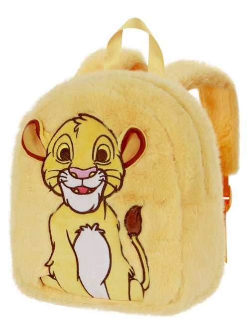 Sac à dos Plush - Disney Roi Lion Sit - Jaune - Taille Unique - Kiabi
