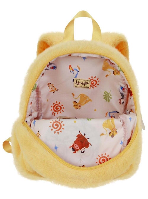 Sac à dos Plush - Disney Roi Lion Sit - Jaune - Taille Unique - Kiabi