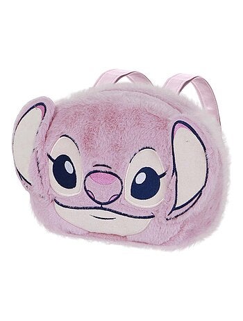 Sac à dos Plush Face - Disney Lilo et Stitch Angel Heart - Rose - Taille Unique
